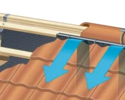 BMI Redland - DryVent - Flat Tile, Uni Angle Ridge (2.7m)