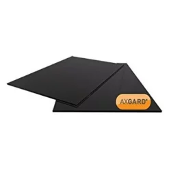 Clear Amber Axgard Black 3mm UV Protect Polycarb - 1000mm X 3050mm