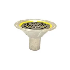 Marley Alutec Flat Roof Flat Outlet 75mm Diameter Pipe Heritage Black