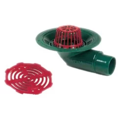 Caroflow 50mm 90 Degree Aluminium Spigot (Smooth) Dome Outlet