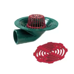 Caroflow 50mm 90 Degree Aluminium Threaded Dome Outlet