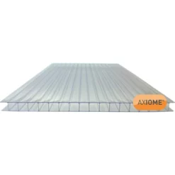 Clear Amber AXIOME 10mm Clear Twinwall Polycarbonate Sheet 1400x2000mm