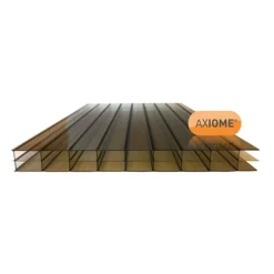 Clear Amber 1400x2500mmAXIOME 16mm Bronze Triplewall Polycarbonate Sheets