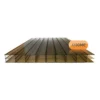 Clear Amber 1050x7000mmAXIOME 16mm Bronze Triplewall Polycarbonate Sheets