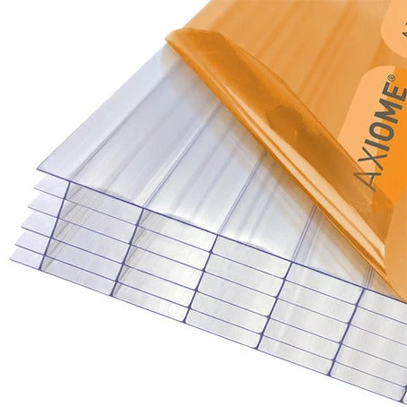 Clear Amber 690x2500mmAXIOME 25mm Clear Multiwall Polycarbonate Sheets 4 Clear Amber 690x2500mmAXIOME 25mm Clear Multiwall Polycarbonate Sheets - Image 2