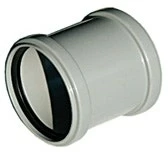 Wallbarn Coupling - Straight - Round Spigot - 125mm X 125mm