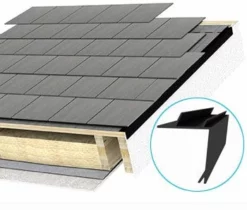 Permavent Easy Continuous Dry Verge For Slates 40mm X 40mm X 3m