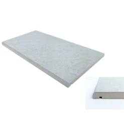 Castle Composites Hammerstone Grey 300x600mm Porcelain Coping Stones -JJ Roofing Supplies Shop grey300x600combined 1