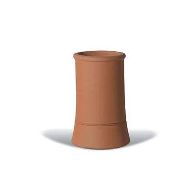 Redbank Roll Top Chimney Pot Red 450mm 3 Redbank Roll Top Chimney Pot Red 450mm
