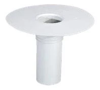 Wallbarn PVC Circular Roof Outlet (Smooth Flange) - H240mm - D80mm 3 Wallbarn PVC Circular Roof Outlet (Smooth Flange) - H240mm - D80mm