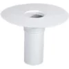 Wallbarn PVC Circular Roof Outlet (Smooth Flange) - H240mm - D200mm