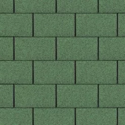 TechnoNICOL Standard Series Square Roof Shingles Green 3m²